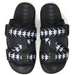 Kappa Unisex 222 Banda Mitel 1 Sandals - Black / White Just For Sports