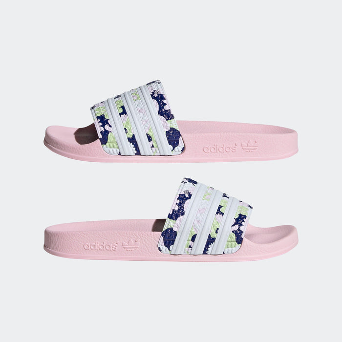 Adidas Kid s Adilette Lite Slides Light Pink Floral Just For Sports