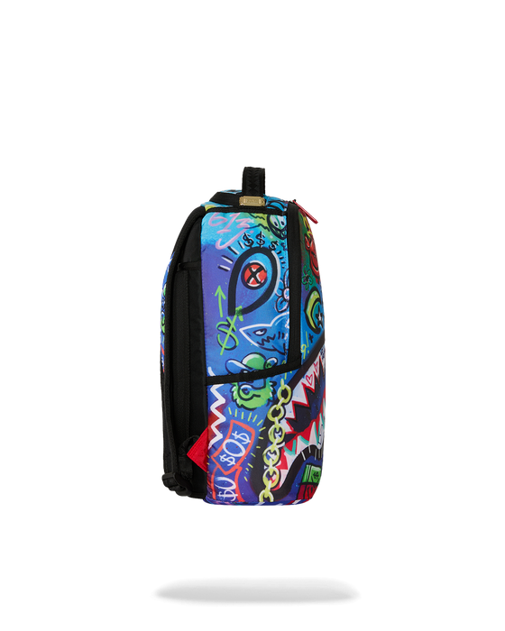 Sprayground Split Scribbles Backpack Bag - Just For Sports