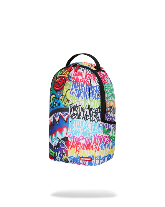 Sprayground Split Scribbles Backpack Bag - Just For Sports