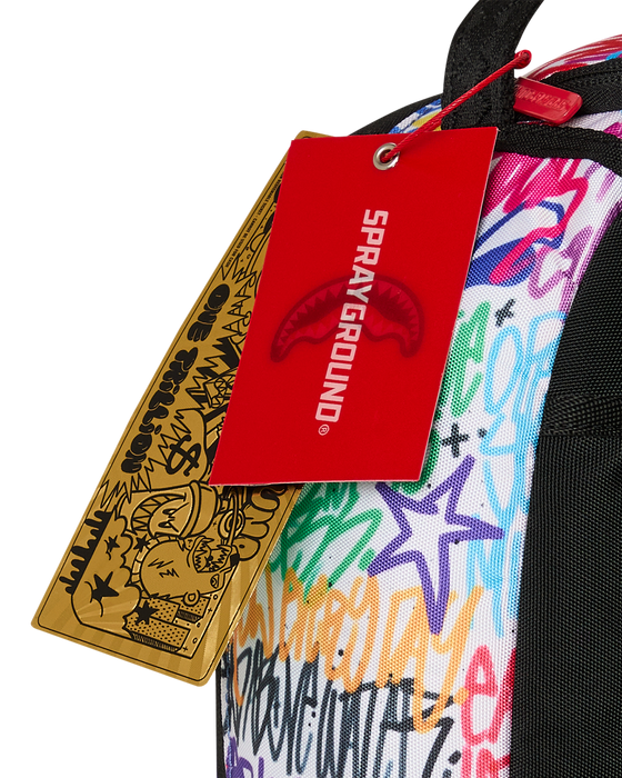 Sprayground Split Scribbles Backpack Bag - Just For Sports