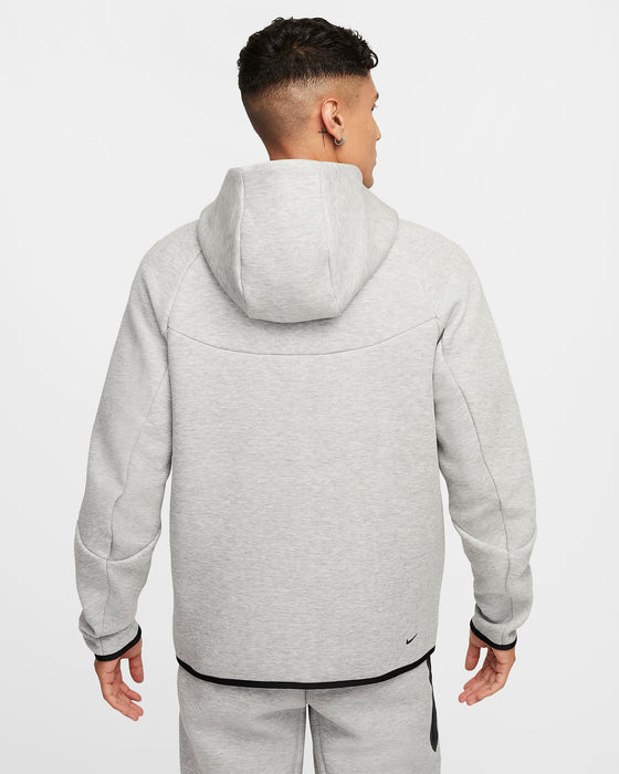 Nike Men's Tech Fleece Windrunner Full-Zip Jacket - Dark Grey Heather / Black - Just For Sports