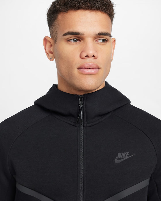 Nike Men's Tech Fleece Windrunner Full-Zip Jacket - Black - Just For Sports