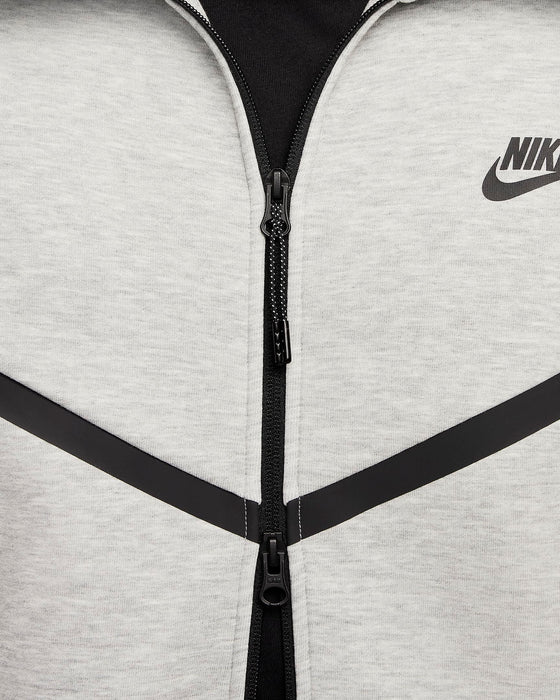 Nike Men's Tech Fleece Windrunner Full-Zip Jacket - Dark Grey Heather / Black - Just For Sports