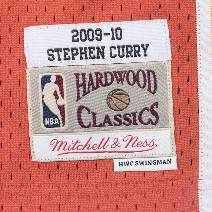 Mitchell & Ness Men's Swingman Golden State Warriors Alternate 2009-10 Stephen Curry 30 Jersey - Orange Just For Sports