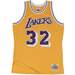 Mitchell & Ness Men's Swingman Los Angeles Lakers Home 1984-85 Magic Johnson 32 Jersey - Yellow / Purple Just For Sports