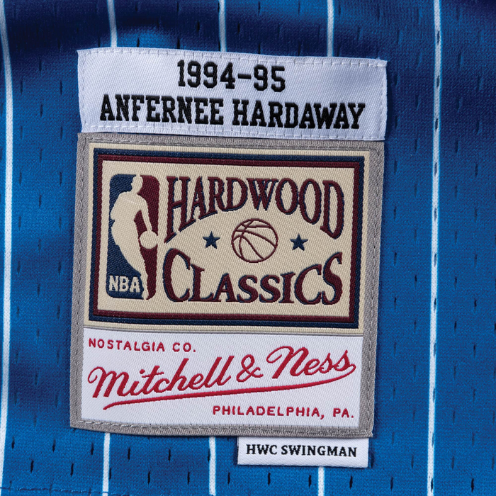 Anfernee Hardaway 1 Orlando Magic 1994-95 Mitchell & Ness Road Swingman  Jersey