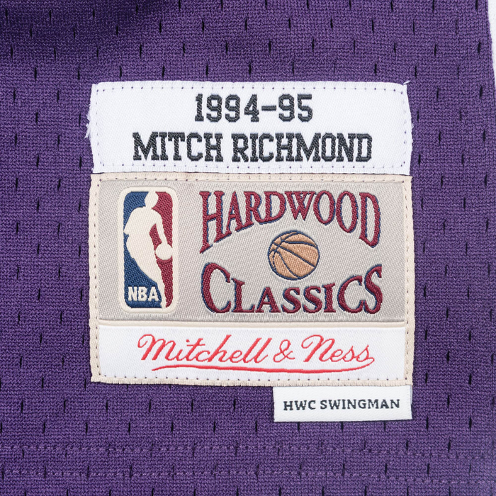 Mitch Richmond Sacramento Kings Mitchell & Ness Hardwood Classics Swingman  Jersey - Purple
