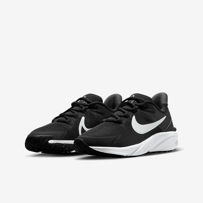 Nike Kid's Star Runner 4 Shoes - Black / White