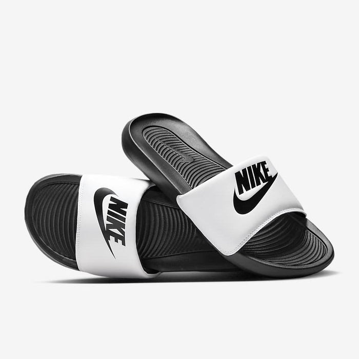 Nike Men's Victori One Slides - Black / White / Black