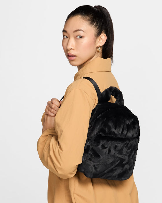 Nike Futura Faux Fur Mini Backpack - Black