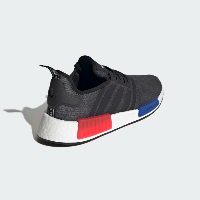 Adidas Men s NMD R1 Shoes Core Black Semi Lucid Blue Glory Red