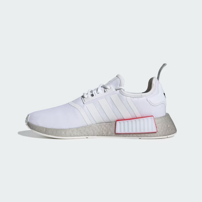 Adidas Men's NMD R1 Shoes - Cloud White / Cloud White / Grey One Just For Sports Adidas Men's NMD R1 Shoes - Cloud White / Cloud White / Grey One Just For Sports