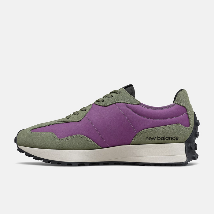 New Balance Men's 327 Shoes - Sour Grape / Bleached Lime Glo Just For Sports