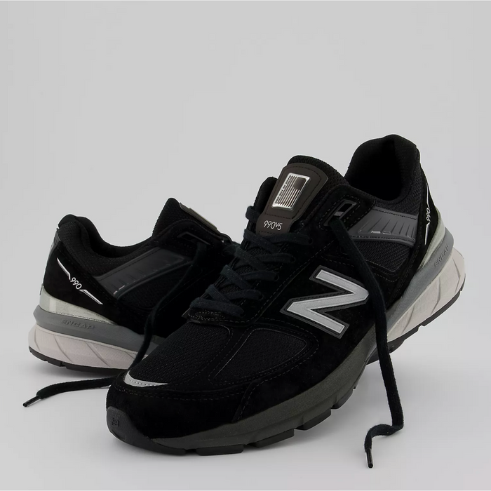 New Balance Men's Made in US 990 v5 Shoes - Black / Silver Just For Sports