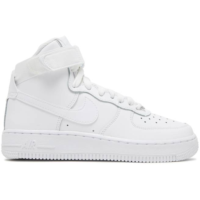 Nike Kid s Air Force 1 High LE Shoes All White Just For Sports