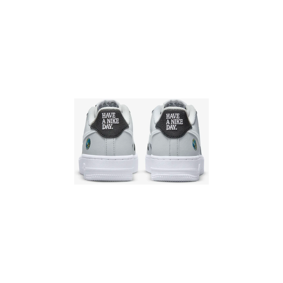 Nike Kid's Air Force 1 LV8 Shoes - Photon Dust / Black / Chlorophyll / White Just For Sports