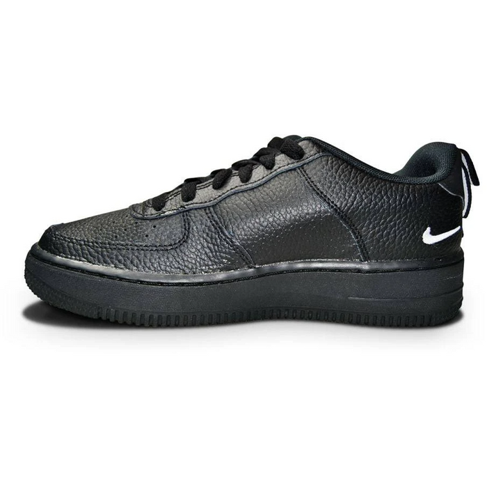 Nike Air Force 1 LV8 Utility GS White Black Kids Youth Shoes AV4272 100 Sz  1Y
