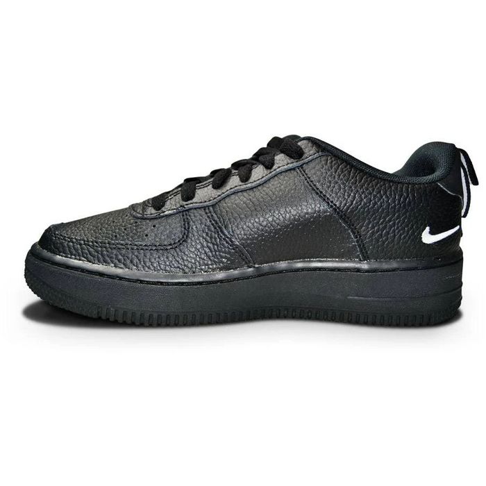 Nike Kid s Air Force 1 LV8 Utility Shoes Black White Just For Sports