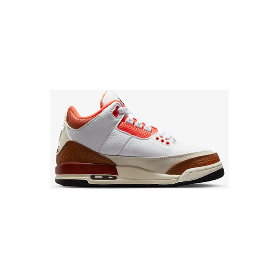 Nike Kid's Air Jordan 3 Retro SE Shoes - White / Mars Stone / Team