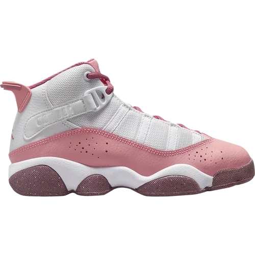 Nike Kid's Air Jordan 6 Rings Shoes - Coral Chalk / Desert Berry