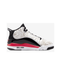 Nike Kid's Air Jordan Dub Zero Shoes - White / Fire Red / Black Just For Sports