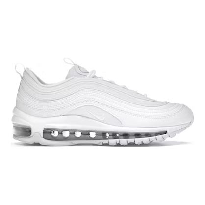 Nike Kid s Air Max 97 Casual Shoes White Metallic Silver Just For Sports