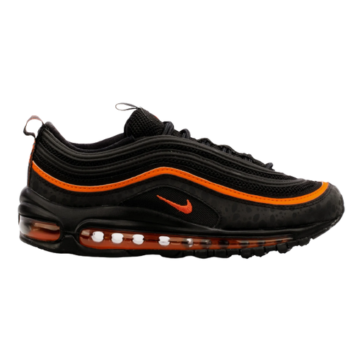Nike Kid s Air Max 97 Shoes Black Safety Orange Just For Sports