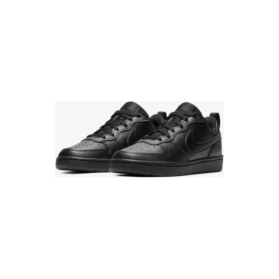 Nike Kid's Court Borough Low 2 Shoes - All Black Just For Sports
