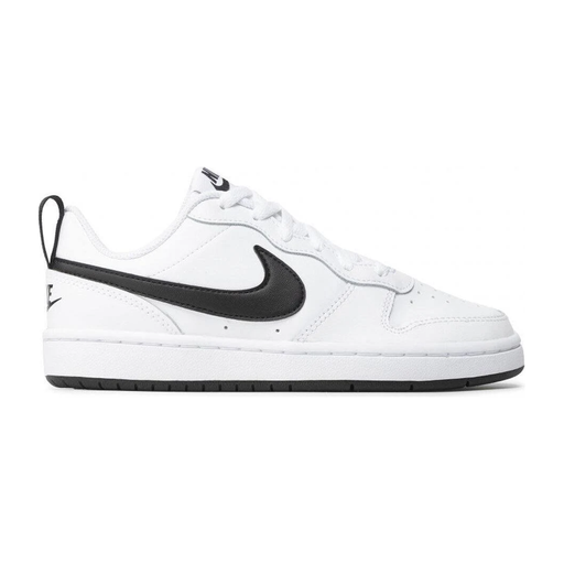 Nike Kid's Court Borough Low 2 Shoes - White / Black Just For Sports