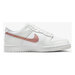 Nike Kid's Dunk Low GS Shoes - Summit White / Metallic Red Bronze Just For Sports