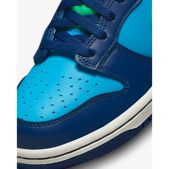 Nike Kid's Dunk Low Shoes - Baltic Blue / Deep Royal / Laser Orange / Electric Algae Just For Sports