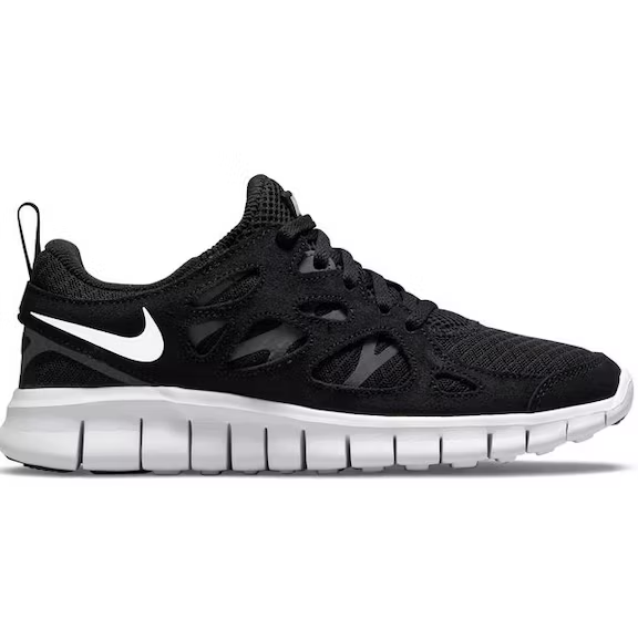Nike Kid's Free Run 2 Shoes - Black / Dark Grey / White Just For Sports