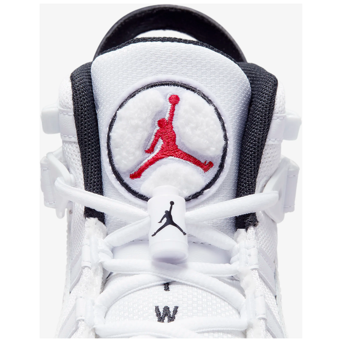 Kid s Jordan 6 Rings Shoes White Black University Red Just For Sports