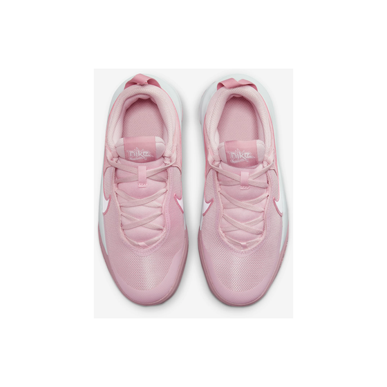 Nike Kid's Team Hustle D 10 Shoes - Pink Foam / Medium Soft Pink / Elemental Pink / White Just For Sports
