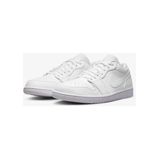 Nike Men's Air Jordan 1 Low Shoes - All White Just For Sports