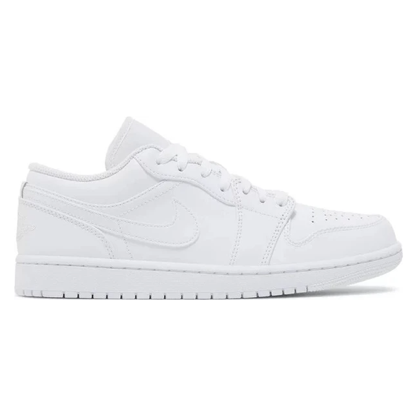 Nike Men's Air Jordan 1 Low Shoes - All White — Just For Sports