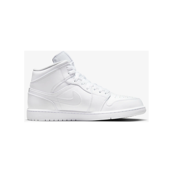 Nike Men's Air Jordan 1 Mid Shoes - All White — Just For Sports