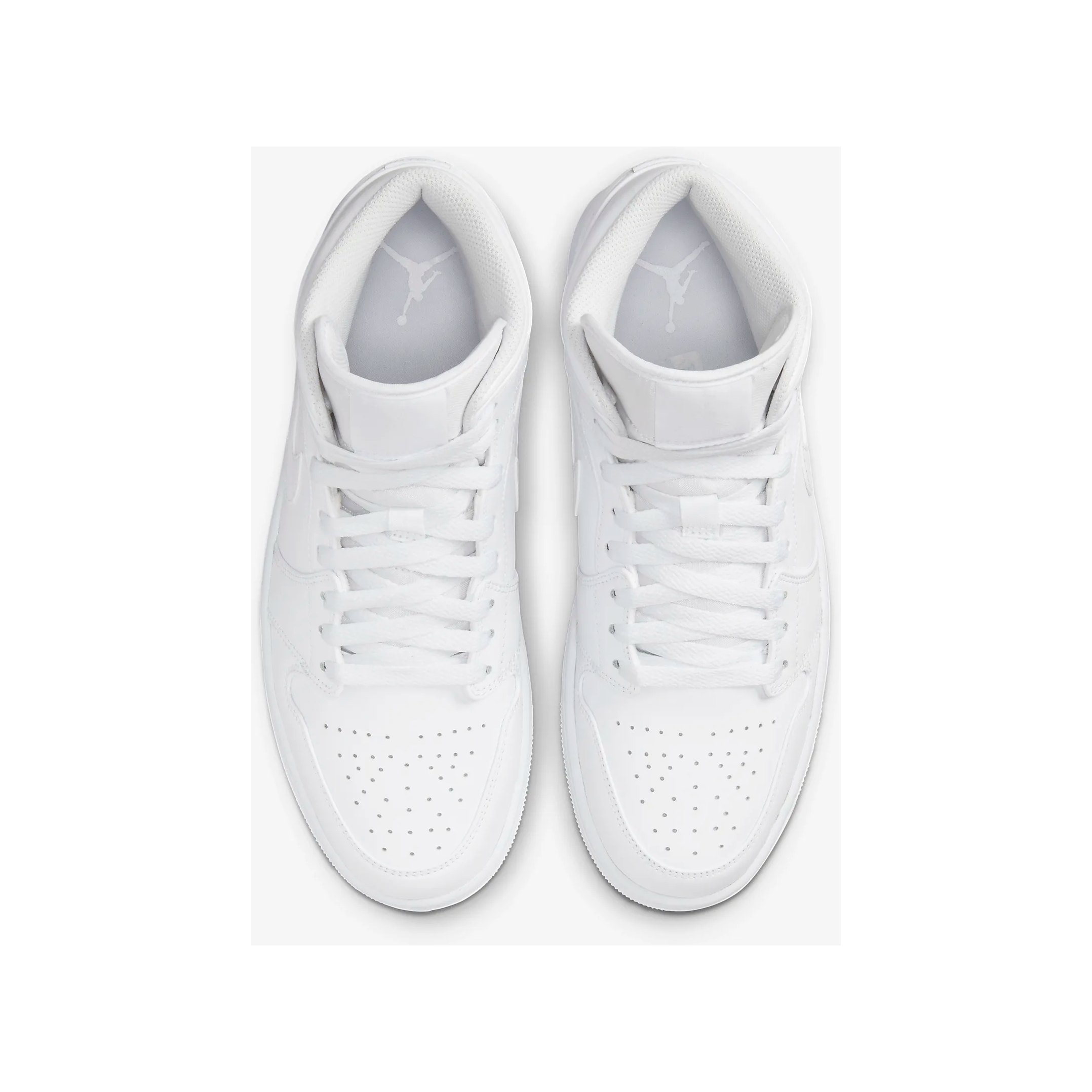 Nike Men's Air Jordan 1 Mid Shoes - All White â Just For Sports