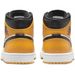Nike Men's Air Jordan 1 Mid Shoes - Yellow / Black / White Just For Sports