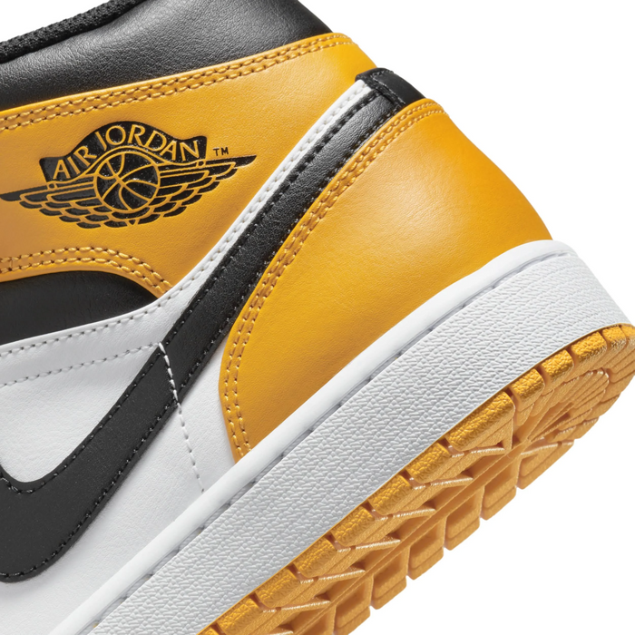 Nike Men's Air Jordan 1 Mid Shoes - Yellow / Black / White Just For Sports