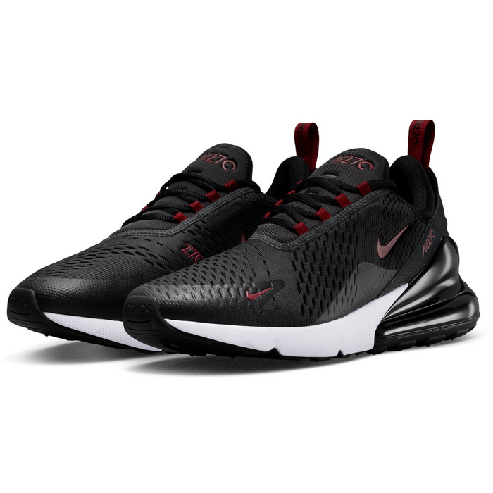 Air max 270 red sales and black and white