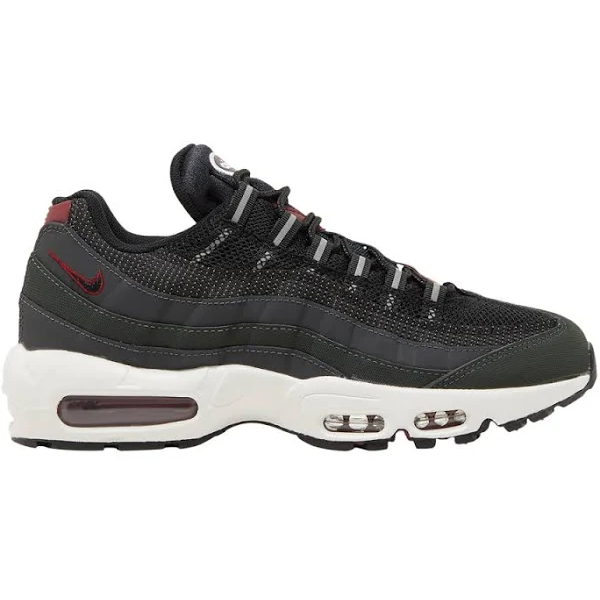 Air max 95 black 2025 white red