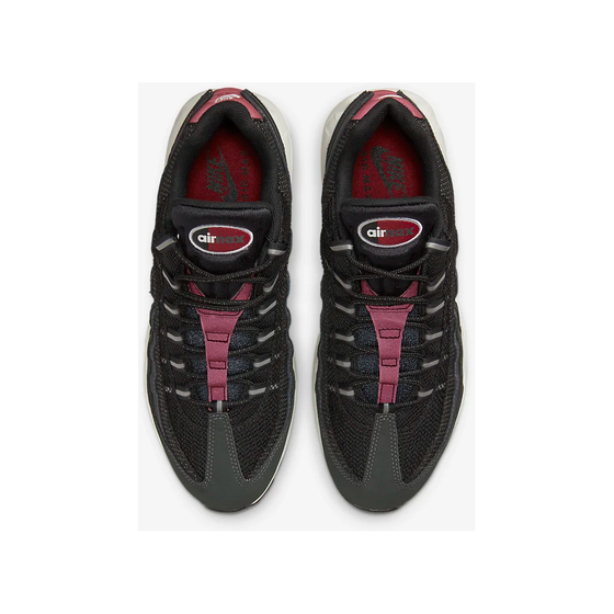 Nike Men's Air Max 95 Shoes - Anthracite / Team Red / Summit White / Black Just For Sports