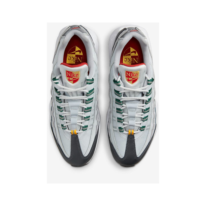 Nike Men s Air Max 95 Shoes Pure Platinum University Gold Cinnab Just For Sports