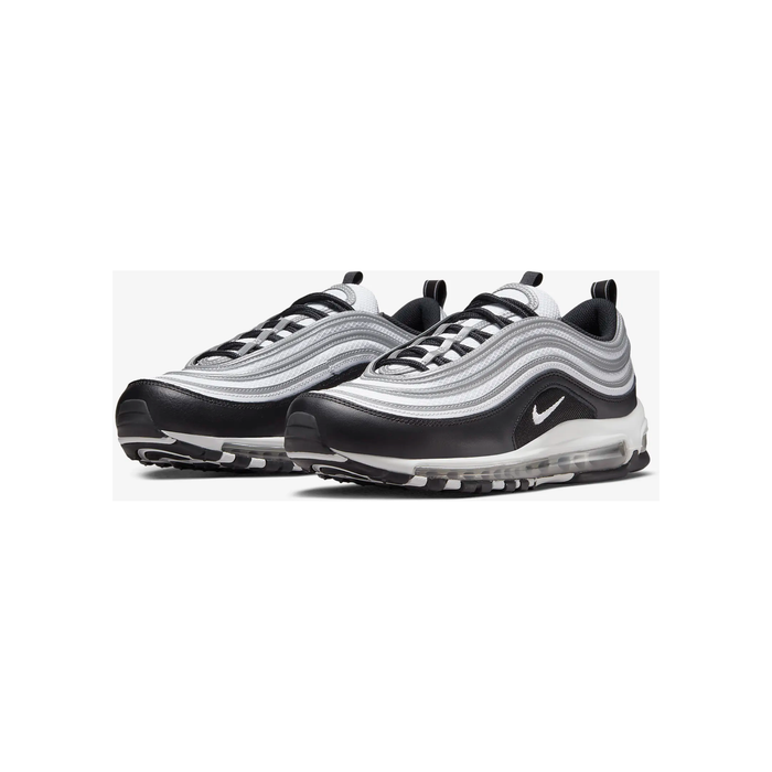 Nike Men's Air Max 97 Shoes - Black / Reflect Silver / Metallic Silver / White Just For Sports