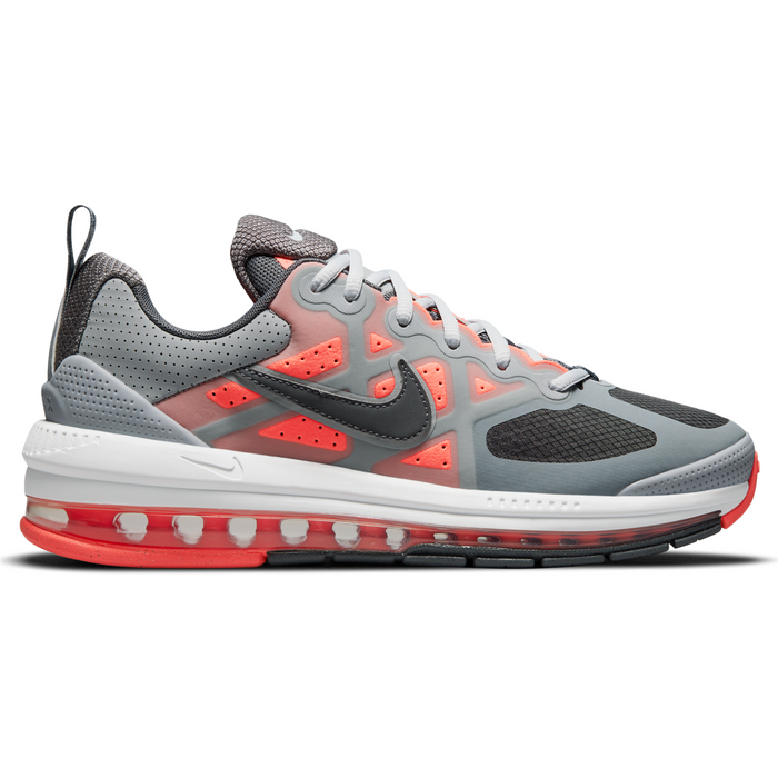 Nike Men's Air Max Genome Shoes - Light Smoke Grey / Bright Mango / Summit White / Iron Grey Just For Sports