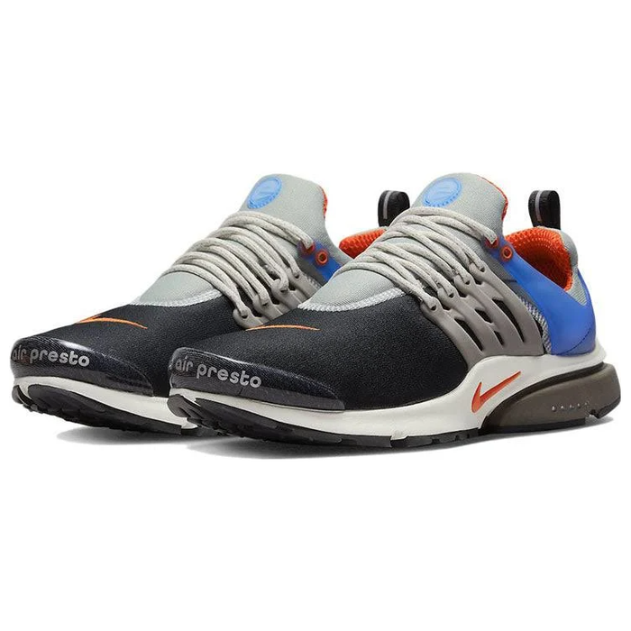 Nike Men's Air Presto Shoes - Black / White / Blue / Grey Just For Sports