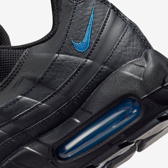 Nike Men's Air VaporMax Plus Shoes - Black / Blue Just For Sports