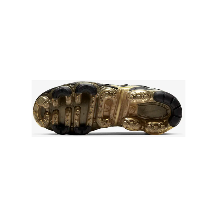 Nike Men's Air VaporMax Plus Shoes - Black / Metallic Gold Just For Sports